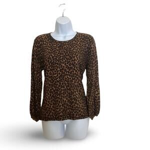 George Leopard Print Top